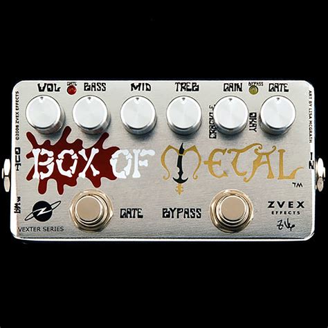 zvex effects vexter box of metal distortion|Zvex Box of Metal Vexter High.